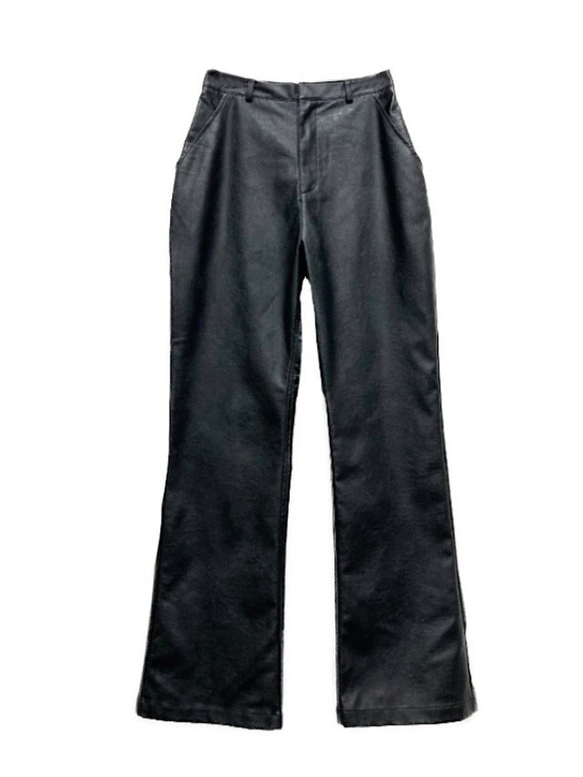 フェイクレザーパンツ