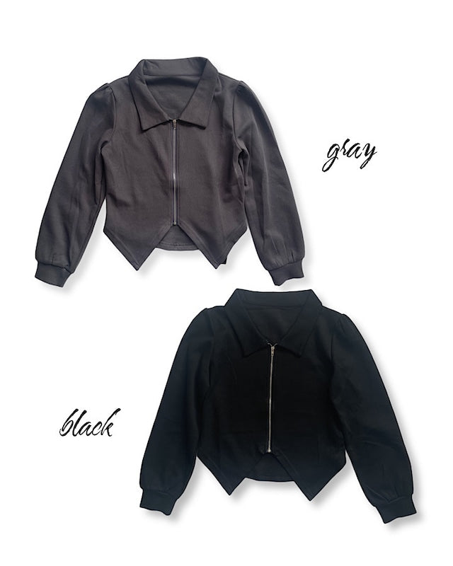 VカットZIPポロT