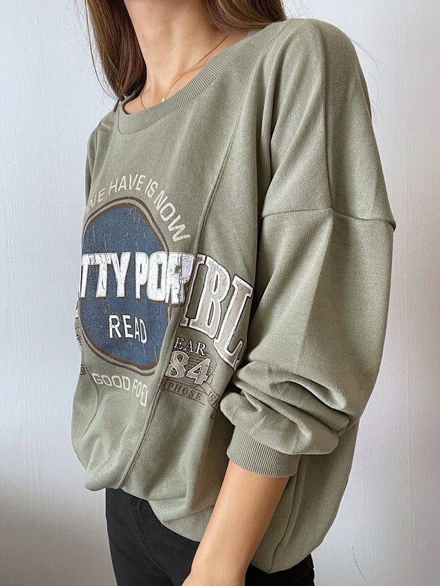 ヴィンテージ切り替えスウェット