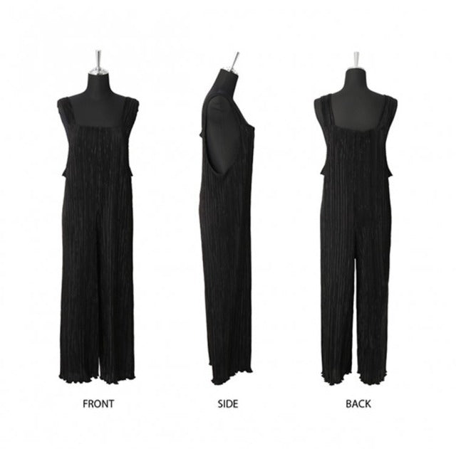 プリーツオールインワン