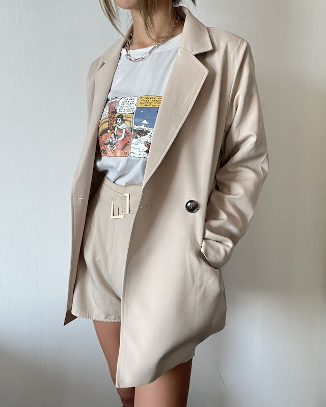 ツイルテーラードJK BEI