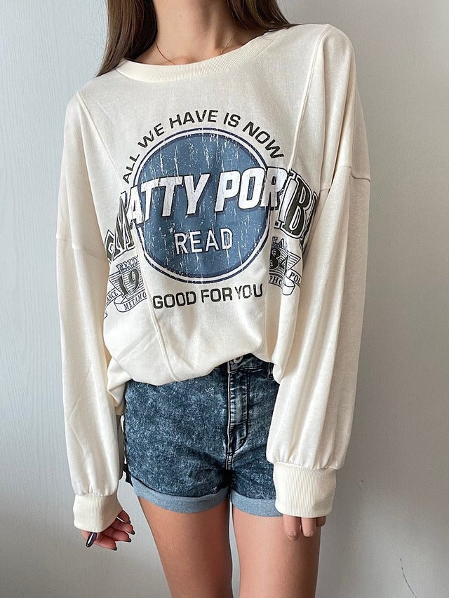 ヴィンテージ切り替えスウェット