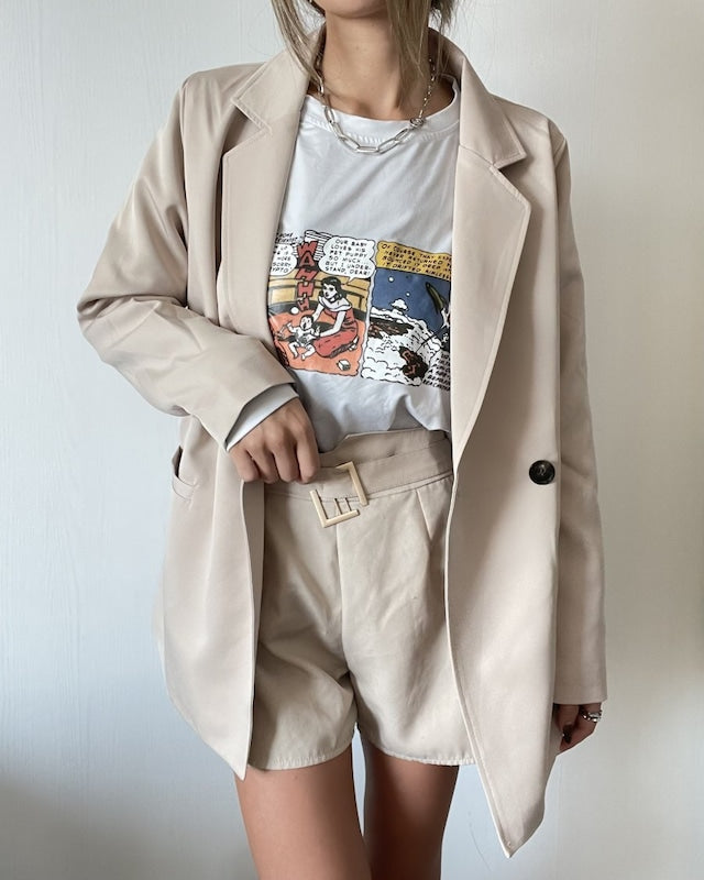 ツイルテーラードJK BEI