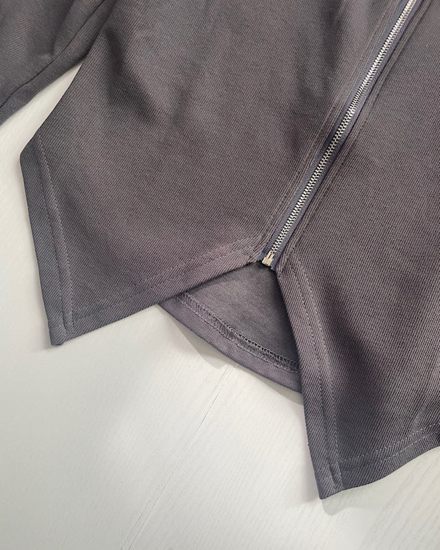 VカットZIPポロT