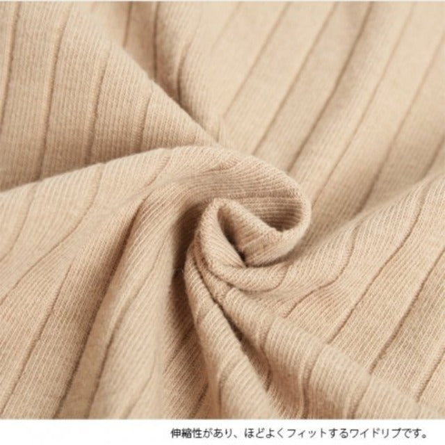 アシメ肩あきリブ