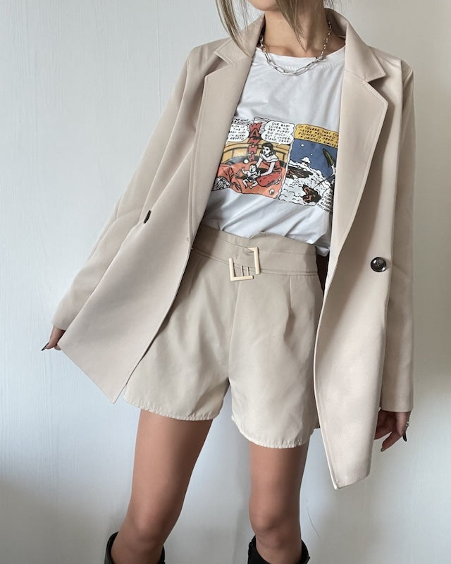 ツイルテーラードJK BEI