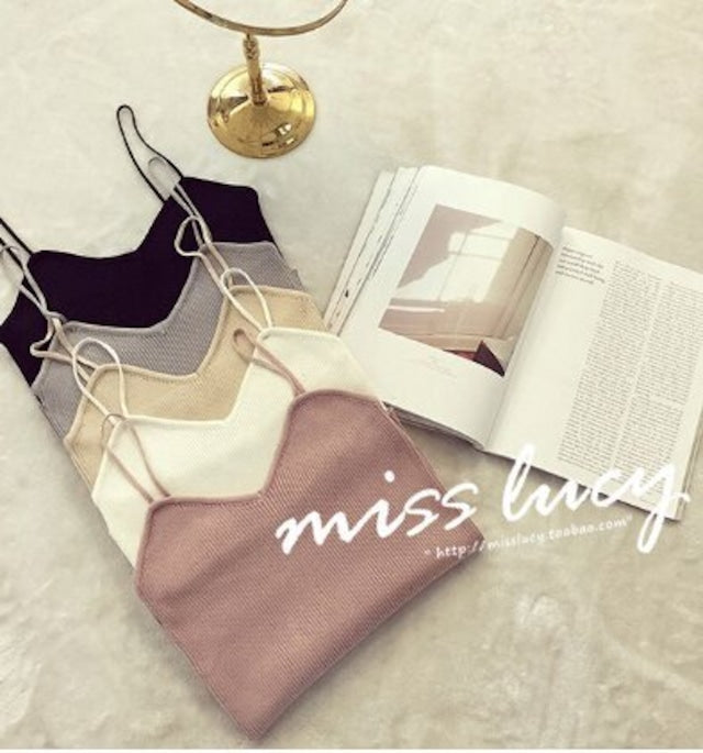 リブキャミソール