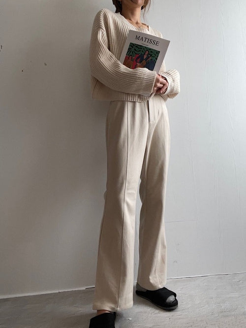 ポンチフレアパンツ