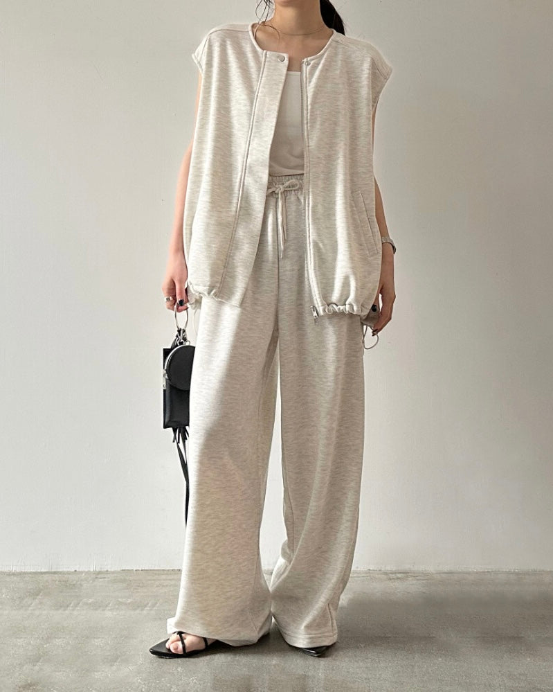 裏毛バルーンベスト