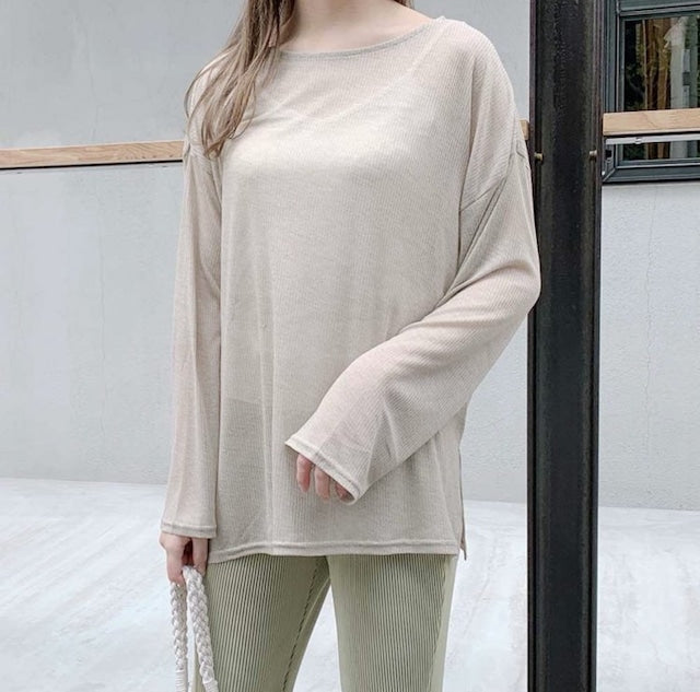 シアーリブテレコキャミセット