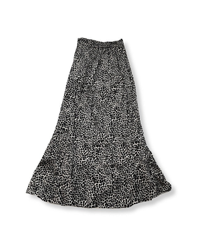 レオパード柄マーメイドスカート