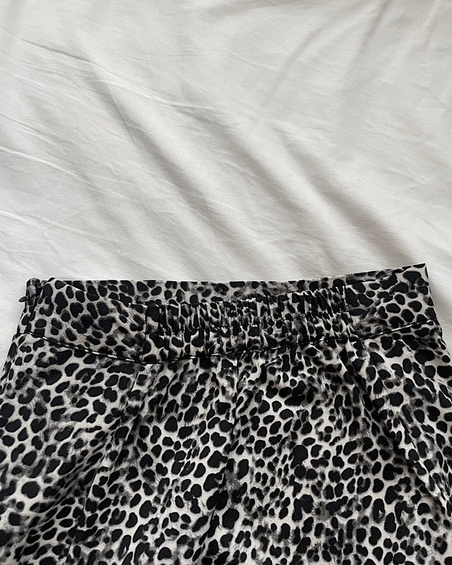 レオパード柄マーメイドスカート