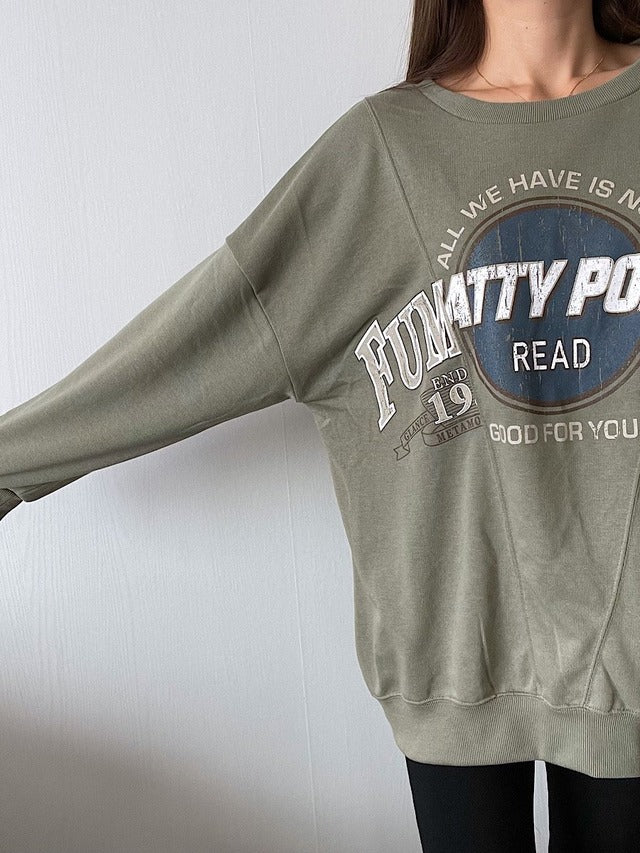 ヴィンテージ切り替えスウェット