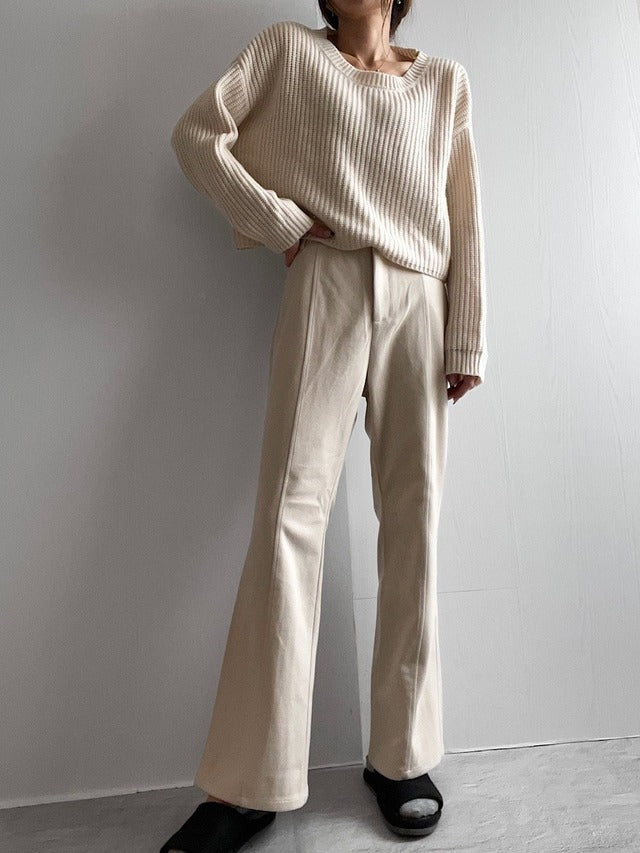 ポンチフレアパンツ