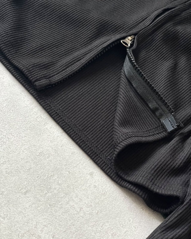 両開きジッパーリブ