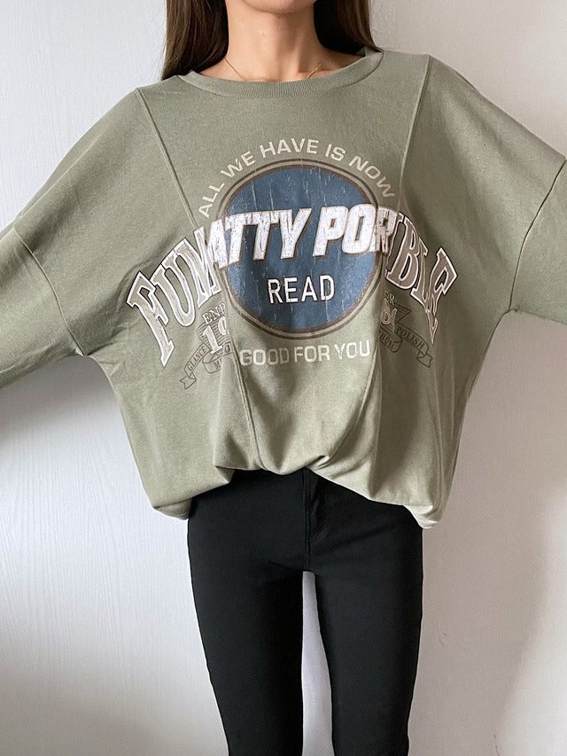 ヴィンテージ切り替えスウェット