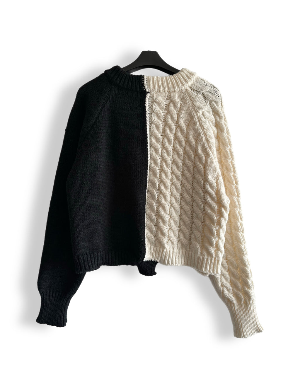 リメイクライク ケーブルニット