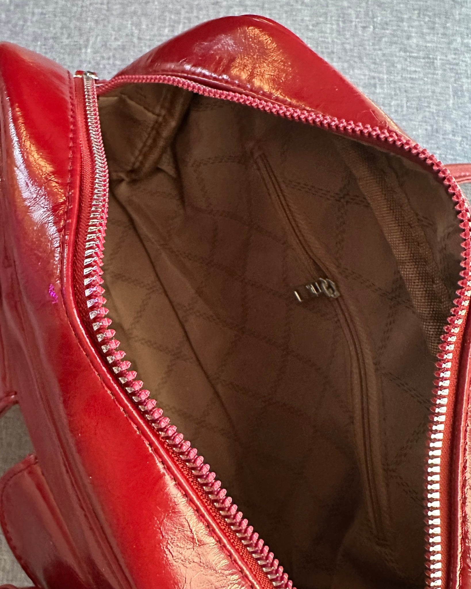 ダブルポケット ロングハンドバッグ