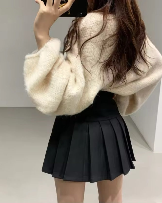 ロゴインターシャニットプルオーバー