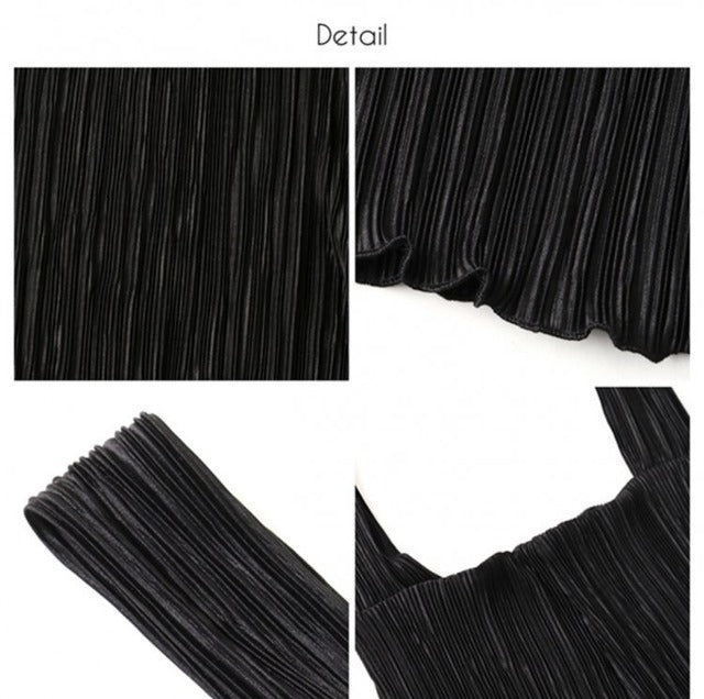 プリーツオールインワン