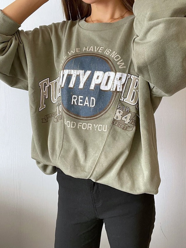 ヴィンテージ切り替えスウェット