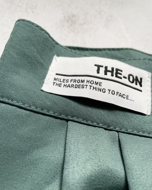 ハイウエストカラーパンツ