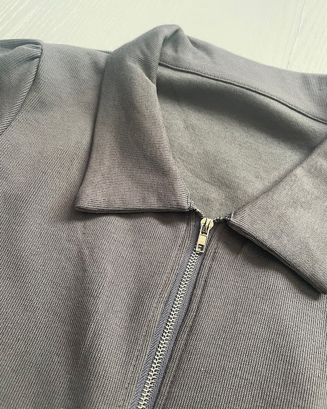 VカットZIPポロT