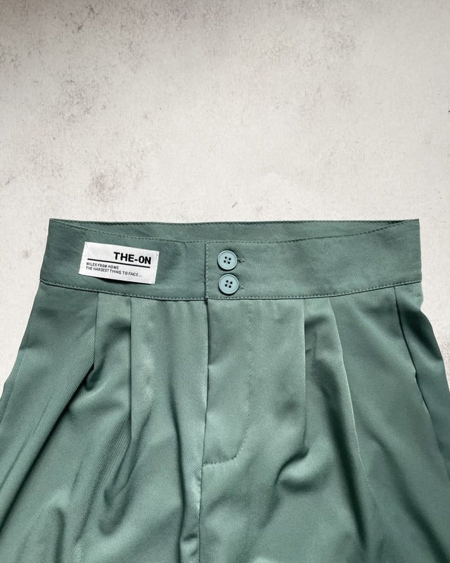 ハイウエストカラーパンツ