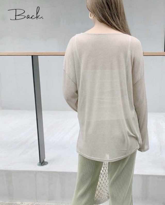 シアーリブテレコキャミセット