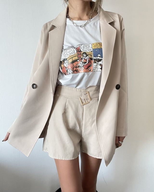 ツイルテーラードJK BEI