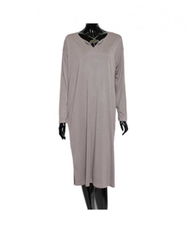 キーネックワンピース