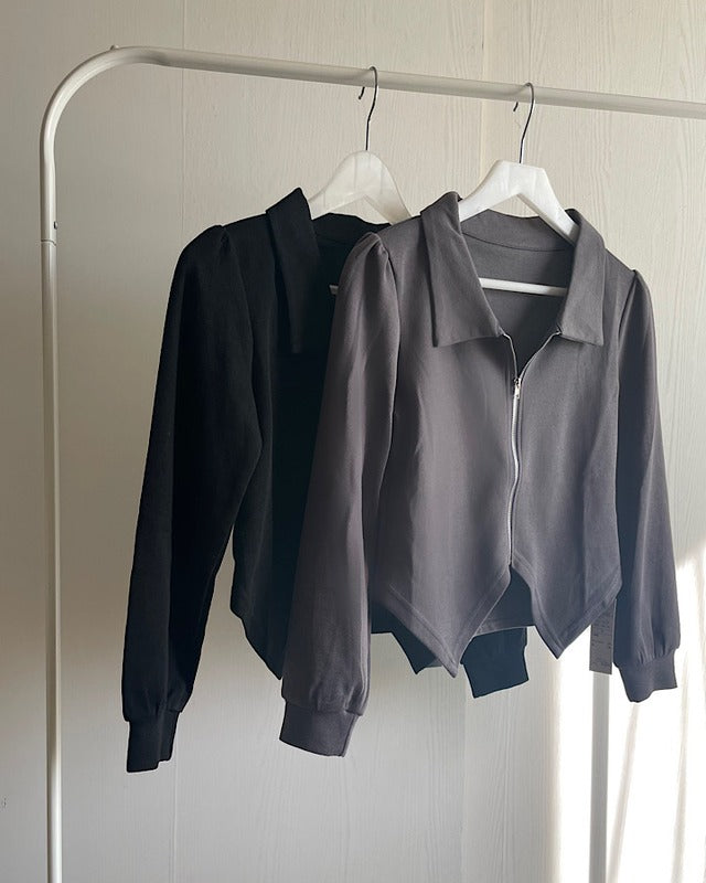 VカットZIPポロT