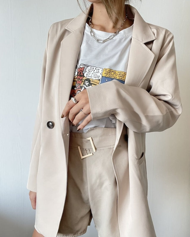 ツイルテーラードJK BEI