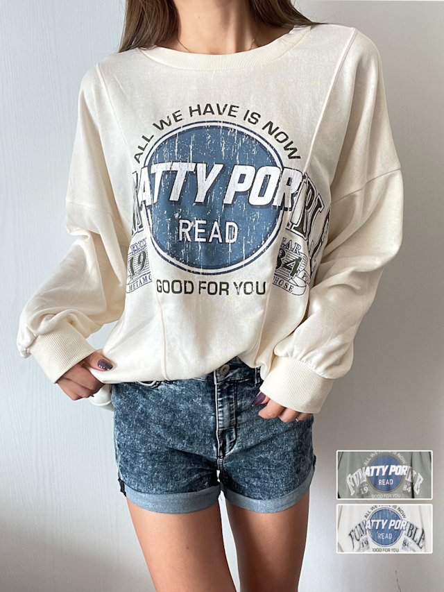 ヴィンテージ切り替えスウェット