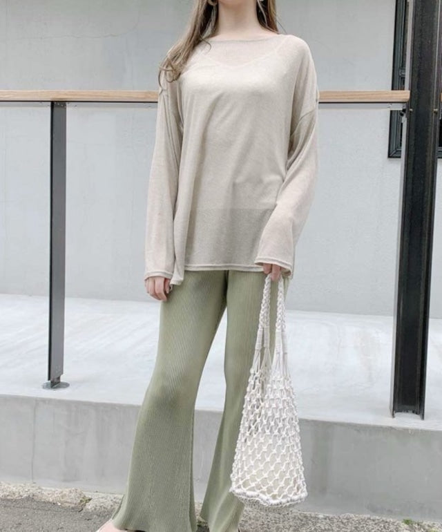 シアーリブテレコキャミセット