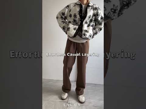 リバーシブルフラワーシェルパジャケット